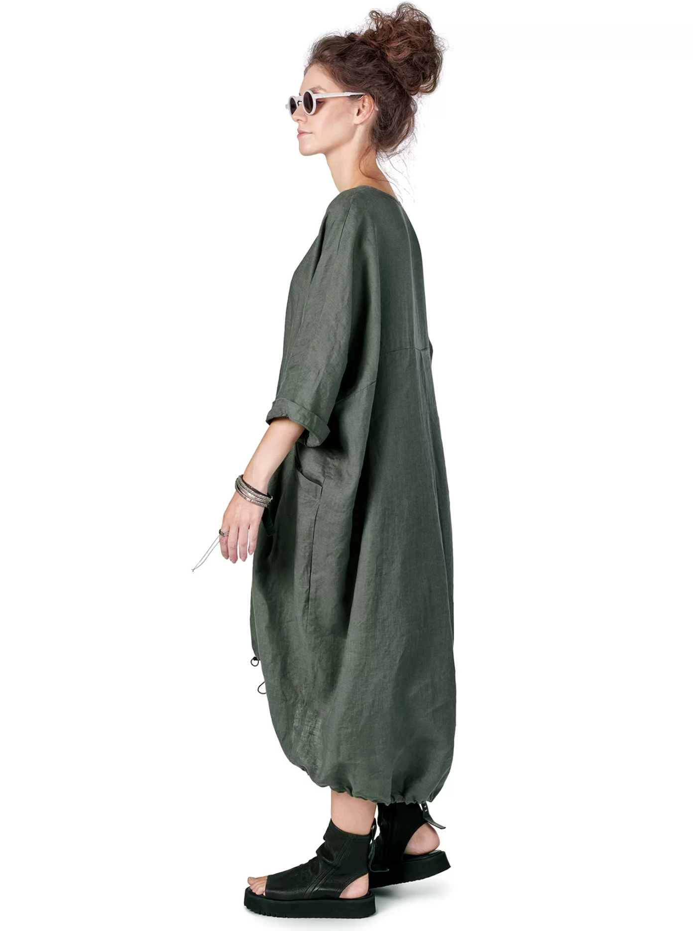 Agath linen oversized dress
