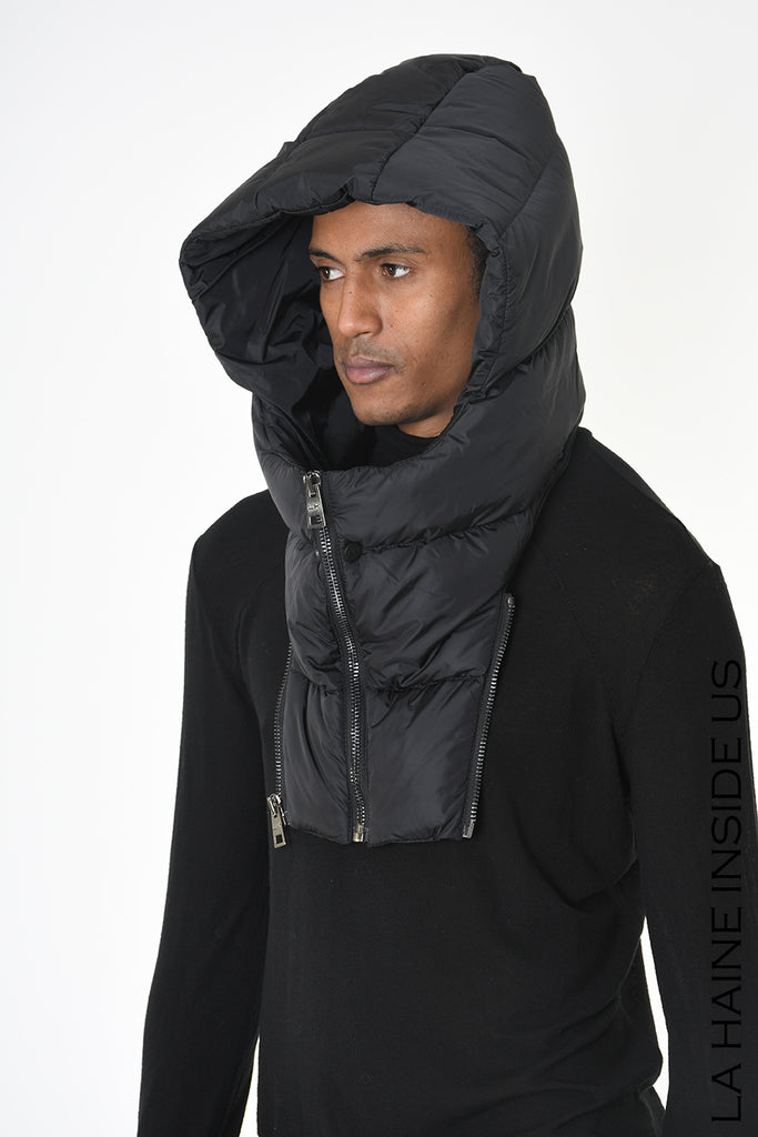 Hooded puffer coat