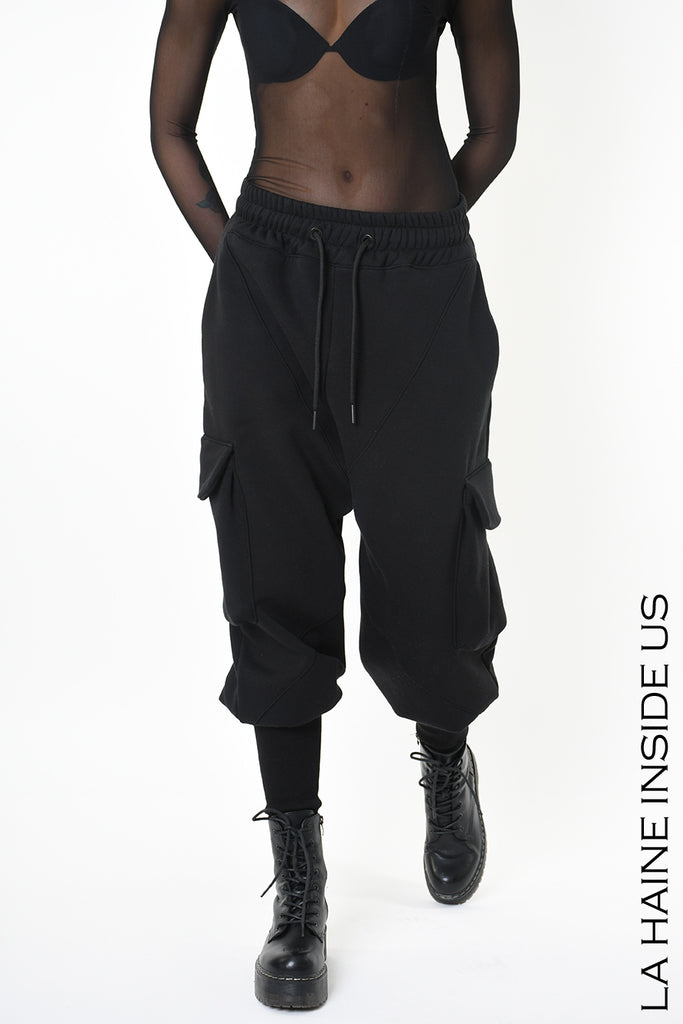 Soft cotton cargo trousers