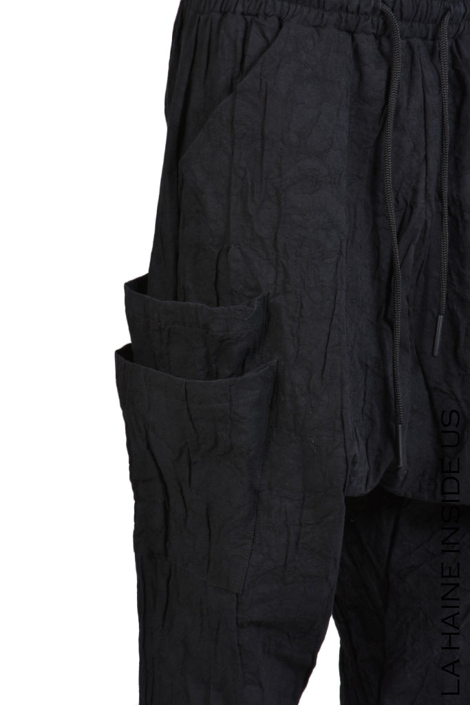 Merpmui linen blend cropped trousers