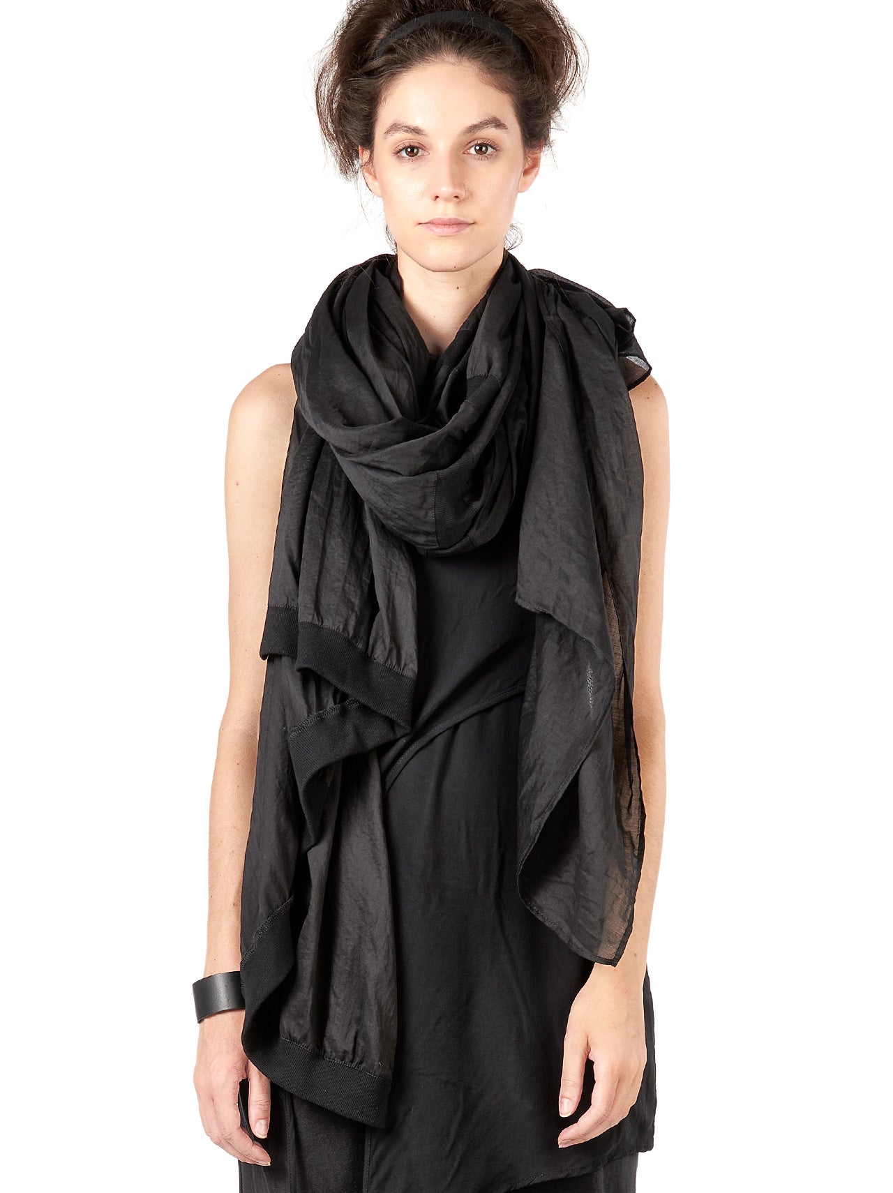 Shal oversized cotton scarf