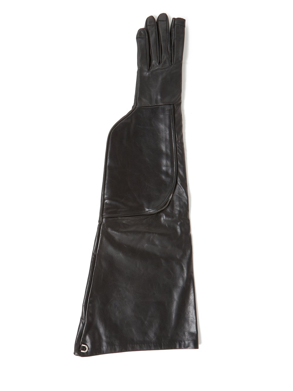 Rick Owens Long cargo leather gloves