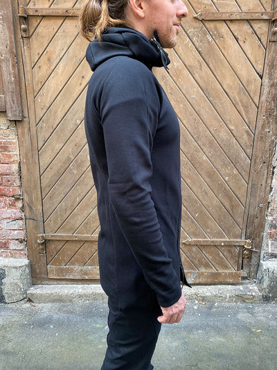 Distortion Zipped hoodie