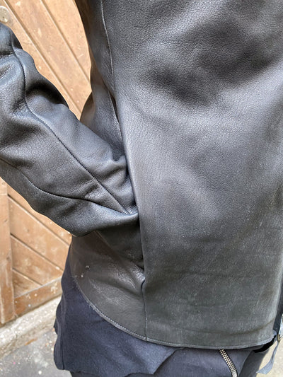 Distortion Aviator leather jacket