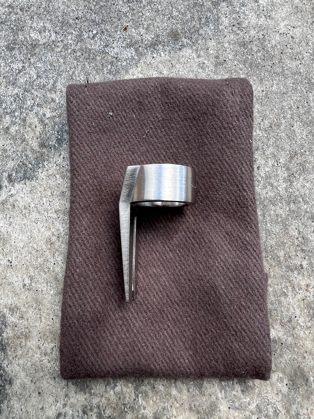 Rick Owens Open trunk ring