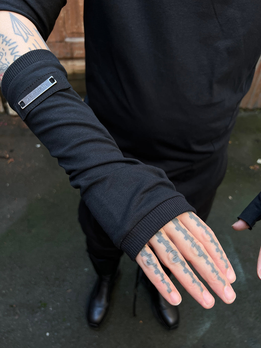 Coated fingerless gloves
