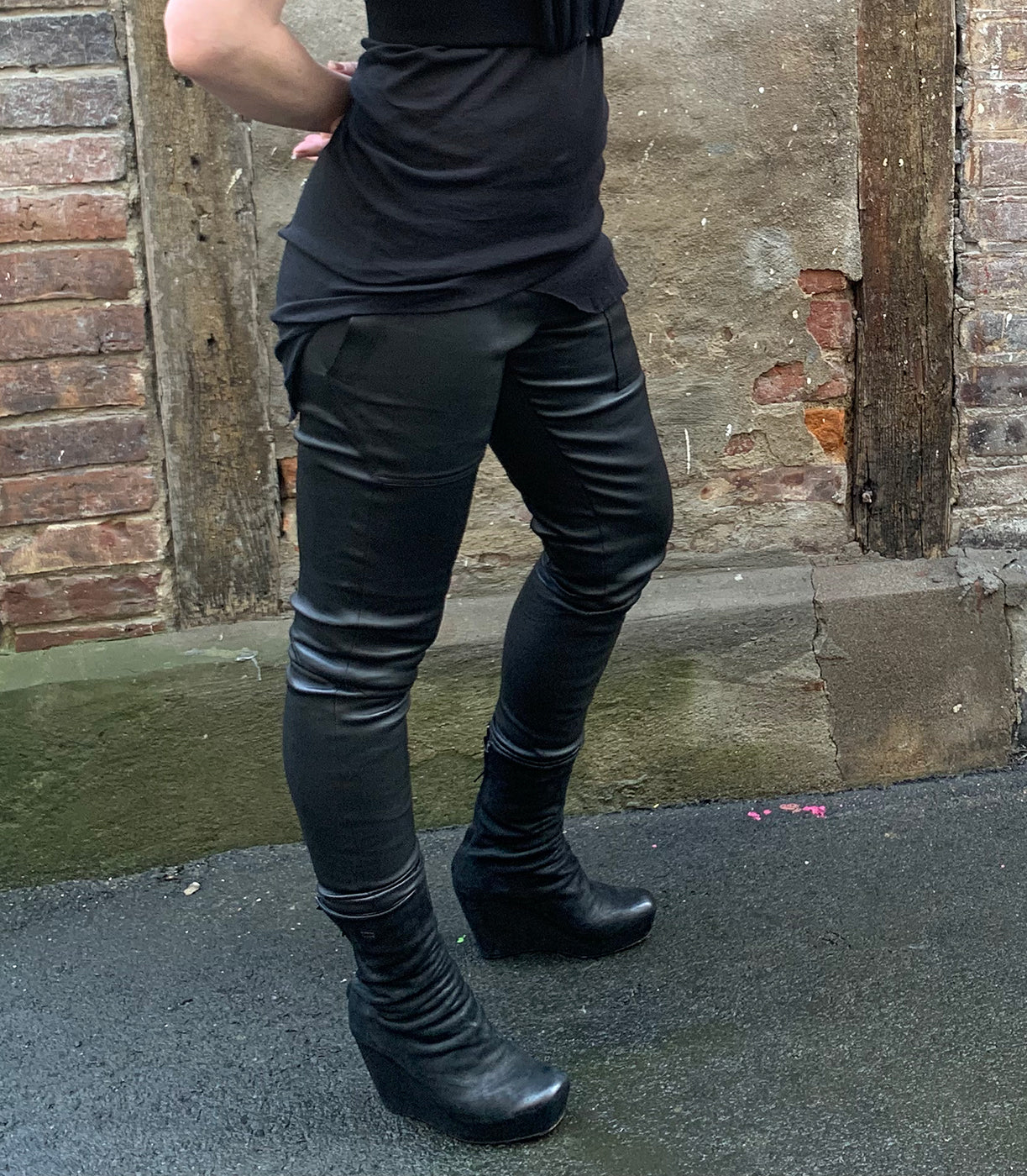 Rick Owens Stretch leather leggings