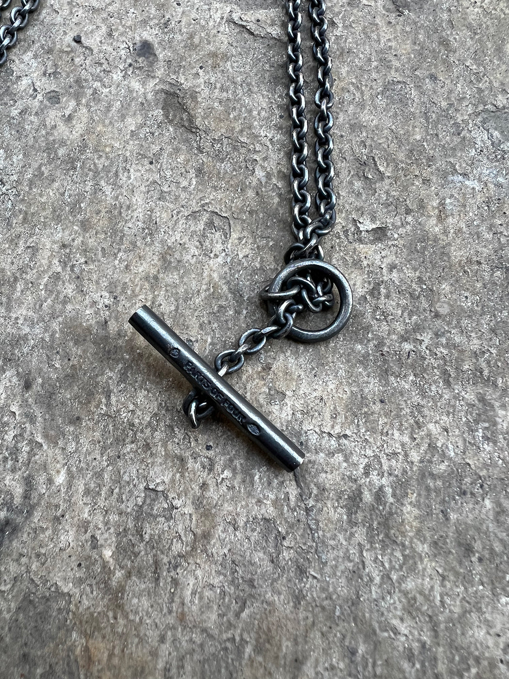Arrowhead link amulet necklace