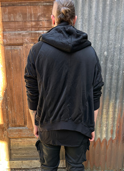 JULIUS Cupro blend hoodie