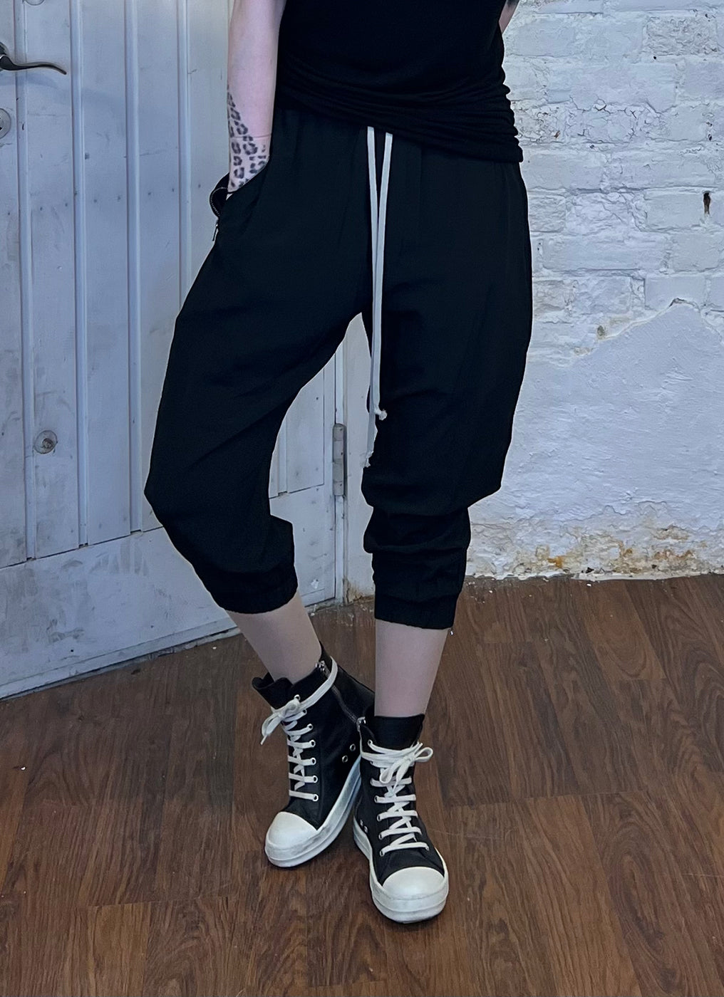 Rick Owens Cropped track pants