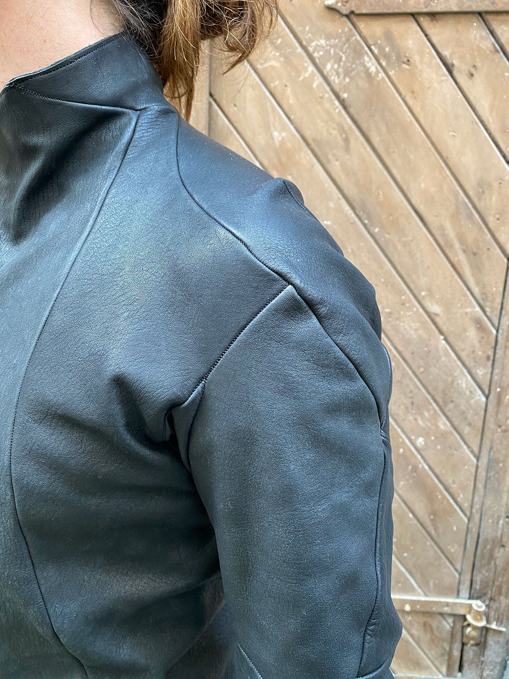 Distortion Aviator leather jacket