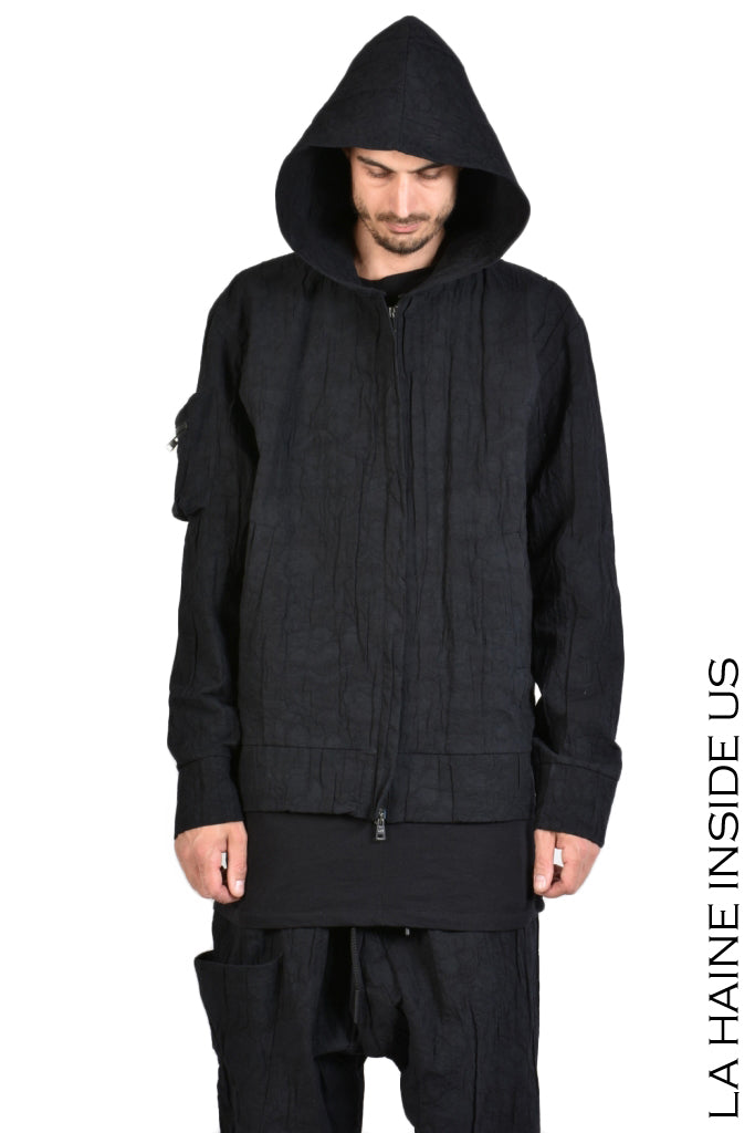 Premium linen blend hoodie
