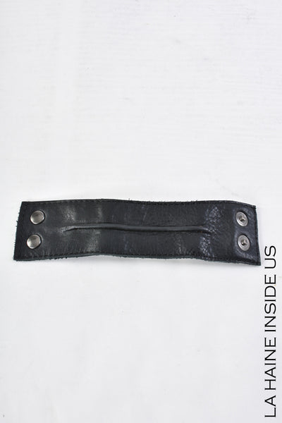 Slim leather bracelet